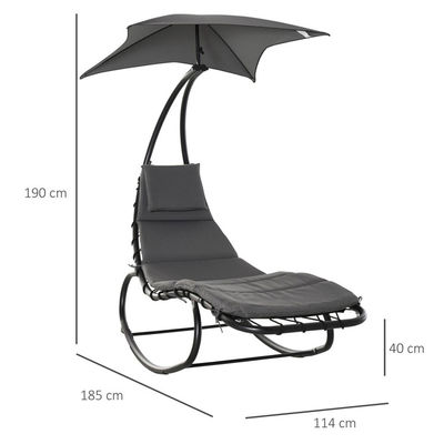Buiten strand balkon patio tuin rotsen hangende schommel met aangepast logo ontwerp