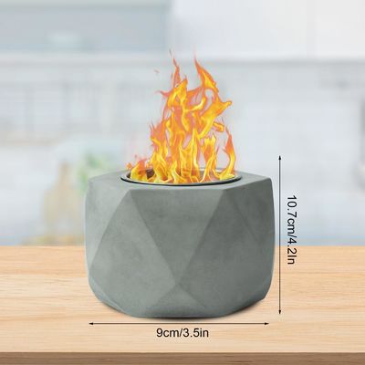 Pounds AJUNION Draagbare Mini Beton Vuurput Tafelplaat Alcohol Brandende Vuurput Bowl