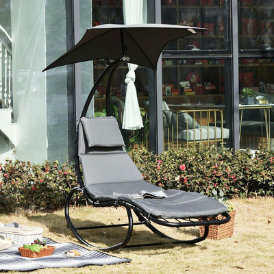 Buiten strand balkon patio tuin rotsen hangende schommel met aangepast logo ontwerp