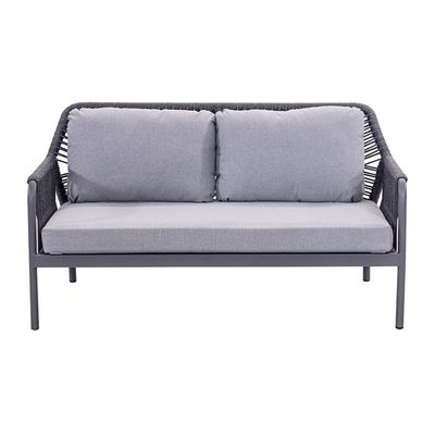 Aluminium frame AJUNION touw weeftuin Tuinmeubelen Lounge Sofa Set met HPL tafel