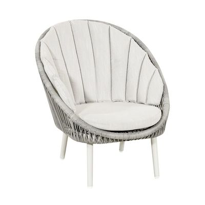 Draadweef Tuin Balkonmeubelen 3 stukken Aluminium Lounge Set met zijtafel door AJUNION