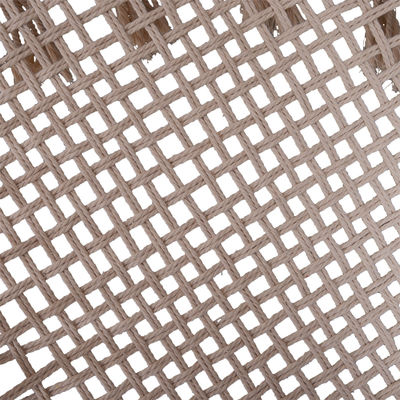 AJUNION Macrame hammock hangende schommelstoel metaal frame katoenen touw post verpakking Y