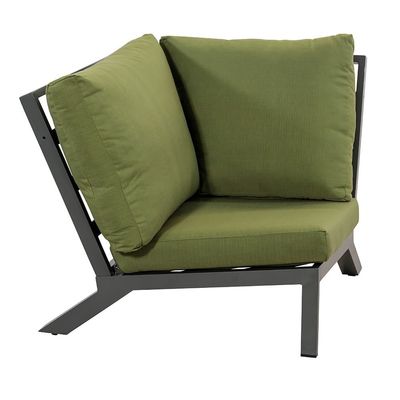 AJUNION Aluminium frame Outdoor Hoeksofa Lounge Set Sectionele tuinmeubilair Set