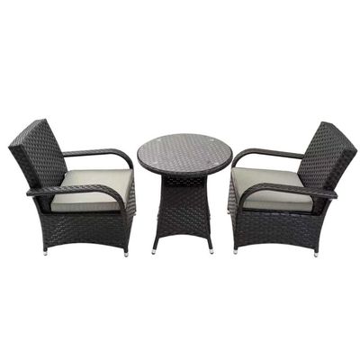 Moderne buitenmeubelen AJUNION 2 zitplaatsen Wicker Rattan Chat Meubels UV-bestendige