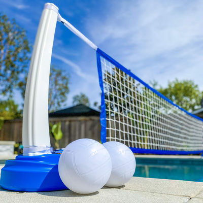 Opblaasbaar zwembadvoetbalnet van AJUNION voor zwembadapparatuur voor waterparken