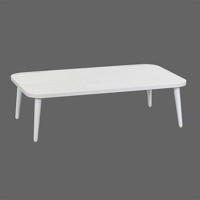 Aluminium frame All Weather Patio Meubels Set met Rattan Weave Sofa en Koffietafel