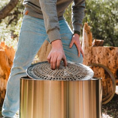 Gepersonaliseerde kleur roestvrij staal draagbare buiten camping vuur put Hout brandende open haard