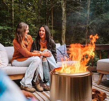 Gepersonaliseerde kleur roestvrij staal draagbare buiten camping vuur put Hout brandende open haard