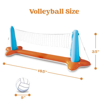 AJUNION PVC-opblaasbare zwembadvlotende zwembadvloter voor volleyball met een maximale capaciteit &gt; 500 kg