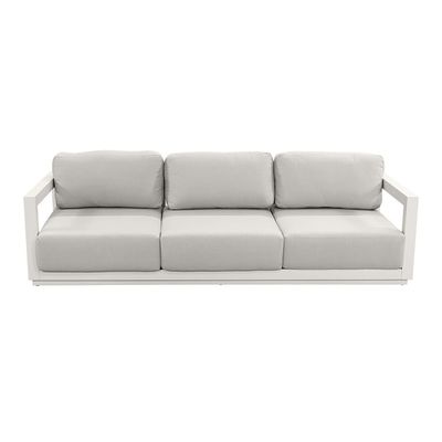 Aluminium modulaire patio meubels AJUNION 4 stukken Outdoor Lounge Sofa Set voor buiten