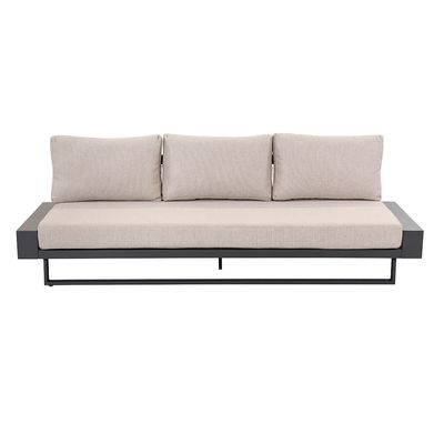 AJUNION Luxe Aluminium Sofa Set Meubelen met koffie tafel Grootte L 120 x W80 x H26cm