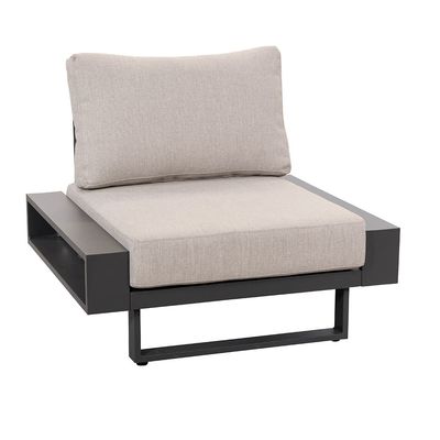 AJUNION Luxe Aluminium Sofa Set Meubelen met koffie tafel Grootte L 120 x W80 x H26cm