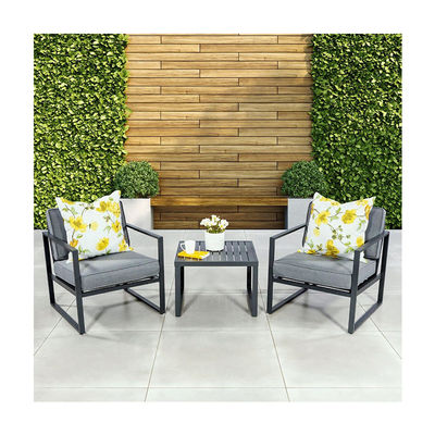 Patio meubelset voor buitentuin AJUNION Algemene aluminium balkon chat set