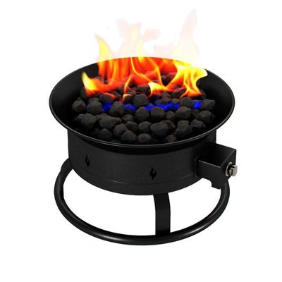 58 000 BTU Draagbare propaanvuurput Ideaal voor buitencamping 19"D x 19"W x 11"H