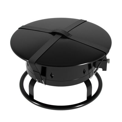 58 000 BTU Draagbare propaanvuurput Ideaal voor buitencamping 19"D x 19"W x 11"H