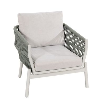 Postverpakking Moderne aluminium frame Tuinmeubilair touw weven Outdoor Lounge Sofa Set
