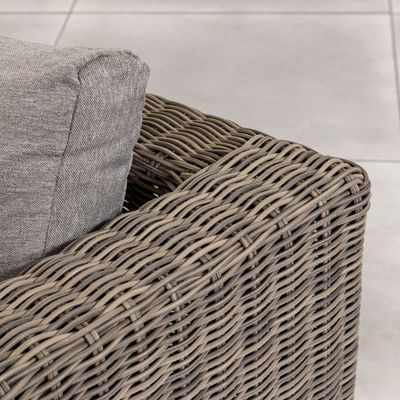 Buitenmeubilair AJUNION Modern Tuin Set PE Rattan Terrasmeubilair Ronde Wicker Set