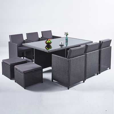 PE Rattan High Back Sofa Stoel Set voor Outdoor Indoor Patio Tuin Balkon Pool Strand