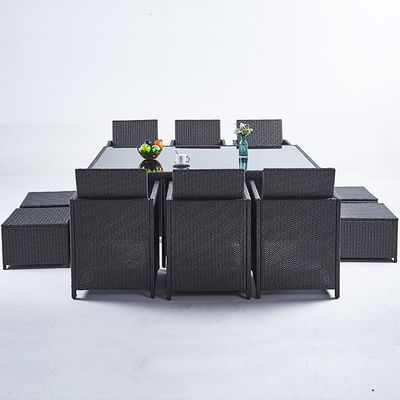 PE Rattan High Back Sofa Stoel Set voor Outdoor Indoor Patio Tuin Balkon Pool Strand