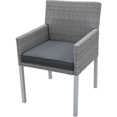 Postverpakking Y 7 stukken Tuinmeubilair Tafel en stoelen Set met PE Wicker Rattan
