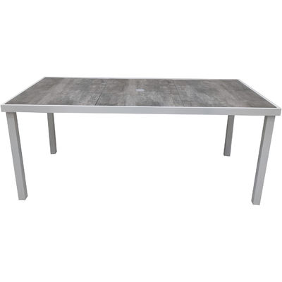 Postverpakking Y 7 stukken Tuinmeubilair Tafel en stoelen Set met PE Wicker Rattan