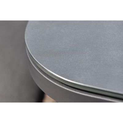 Outdoor Luxury Bar Set Meubelen Aluminium Tuinmeubelen Eetkamer Set met vuurput 87kg
