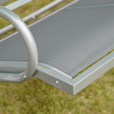 190L x 130W x 172H cm Tuinhanger Bank Swing met verstelbare Canopy door AJUNION