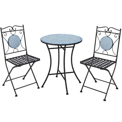 Verbeter je buiteninrichting met AJUNION All Weather Bistro Set Tafelgrootte Dia24" x H28