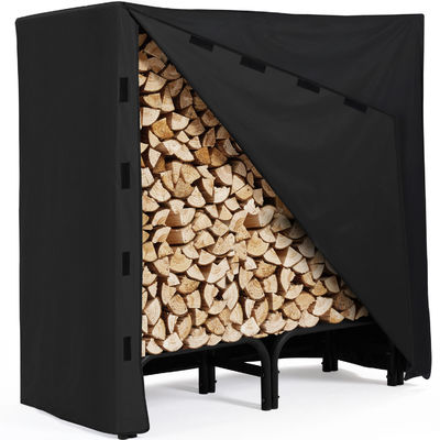 AJUNION Houthouder voor brandhout voor binnen- en buitenopslag W123 x D34 x H124,5 cm