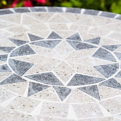 Park opvouwbare metalen tafel en stoel set voor tuin achtertuin antieke mozaïek Bistro Set