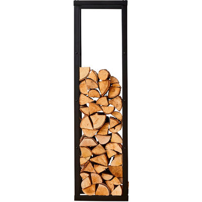 Stevig stalen houtopslagrek voor binnen- en buitenruimte Groot formaat W40x D25 x H150cm
