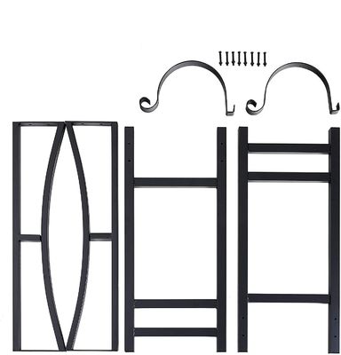 30 inch Heavy Duty Vuurhout Rack Power Coated Steel Log Holder voor open haard decoratie