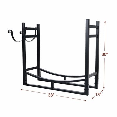 30 inch Heavy Duty Vuurhout Rack Power Coated Steel Log Holder voor open haard decoratie