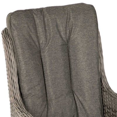 PE Rattan AJUNION Outdoor sectioneel hoekbank terras set met verstelbare eettafel