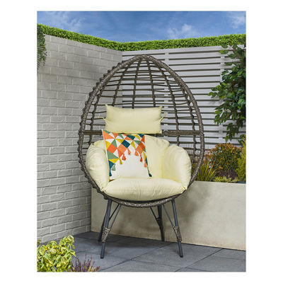 Outdoor PE Rattan Egg Chair met kussen Geniet van uw buitenruimte in comfort