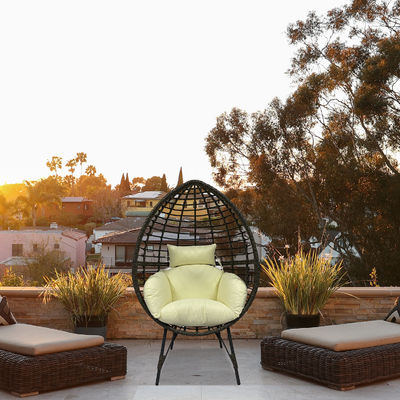 Outdoor PE Rattan Egg Chair met kussen Geniet van uw buitenruimte in comfort