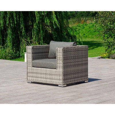Buitense sectionaire bank patio conversatie set met modern ontwerp wicker rotan stijl
