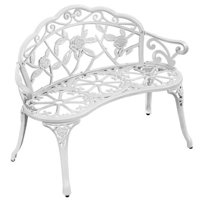 Metal Type Aluminium Love Seat Bench voor Outdoor Patio Garden Balkon in Modern Design