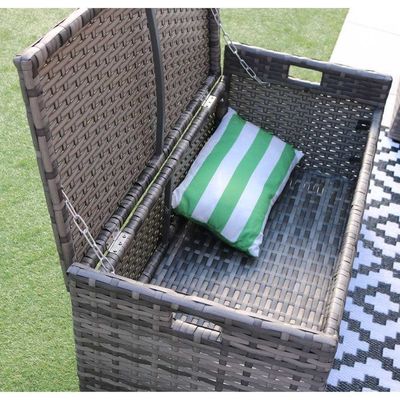Algemeen Buitenmeubilair AJUNION Voor alle weersomstandigheden Tuinsofa met oplopende tafel