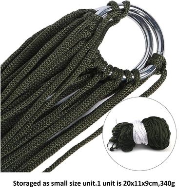 Outdoor Indoor Garden Camping Boerderij Stijl Draagbare Opvouwbare Nylon touw Net Mesh Single Hammock Design