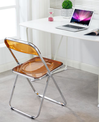 Metalen staal frame Acrylvouwbare stoelen voor bruiloft Banket Restaurant Tuin