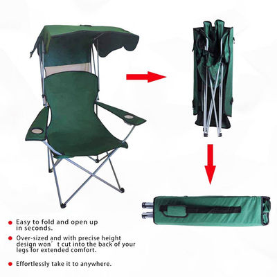 Outdoor tuin camping draagbare rugzak vissersstoel met kantoorgebouw stijl