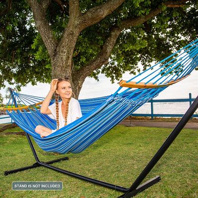 Villa Outdoor Indoor Garden Camping Draagbaar Opvouwbaar Ultralight Cotton Swing Hangende Hangmat Bed