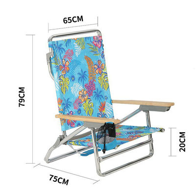 Draagbare ultralichte aluminium rugzak stoel voor kamperen picknick vissen strand buiten