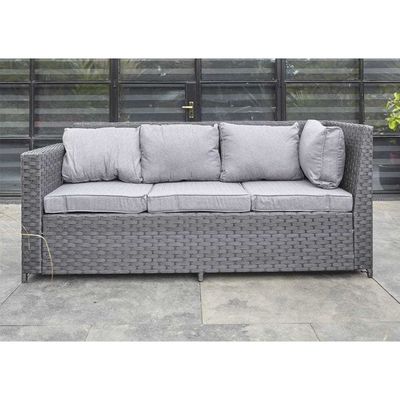Tuin Set AJUNION 8 zitplaatsen Buitenmeubilair Rattan Hoek Lounge Sofa Set Voor Achtertuin