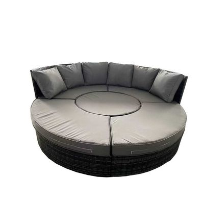 Verstelbare eettafel Wicker Woven Sofa Set voor Outdoor Daybed Meubels door AJUNION
