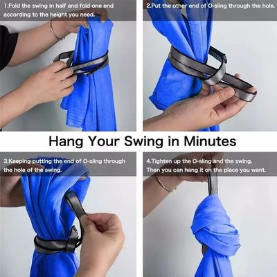 Y Mail Packing Home Outdoor Draagbaar Opvouwbaar Kinderen Kinderen Therapie Sensorisch Aerial Yoga Swing Hamocks