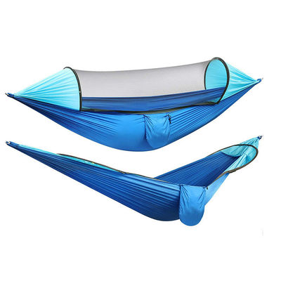 Lichte draagbare kampering parachute hangmat met muskietnet en polyestervezel
