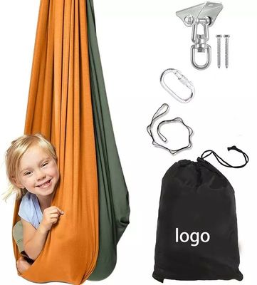 Postverpakking Kinderen Kinderen Dubbele therapie Sensorische Aerial Yoga Hammock Swing Custom Logo