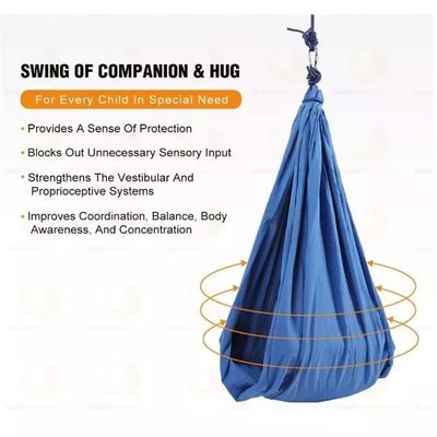 Postverpakking Kinderen Kinderen Dubbele therapie Sensorische Aerial Yoga Hammock Swing Custom Logo